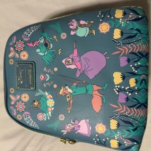 Loungefly Robin Hood Teal Backpack